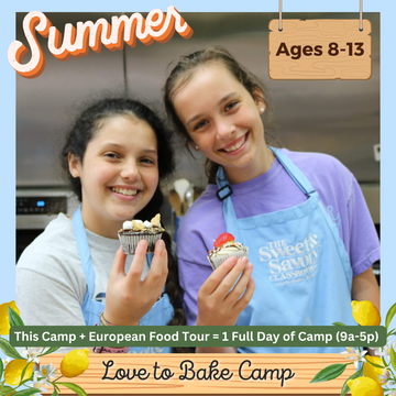Love to Bake Camp - July 16th-19th (Tues.-Fri.) Ages 8-13 (9a-12p)
