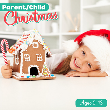 Parent/Child Gingerbread Houses: Saturday, November 29th 2p-5p (Price includes 1 Parent & 1 Child)
