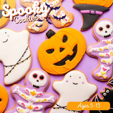 Parent/Child Halloween Cookie Art: 9am-11:30am Saturday, October 25th (Price includes 1 Parent & 1 Child)