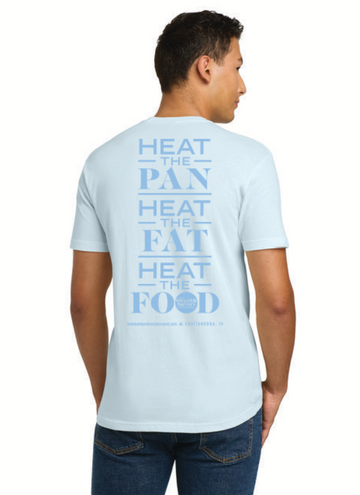 Heat the Pan Shirt - Light Blue, Adult