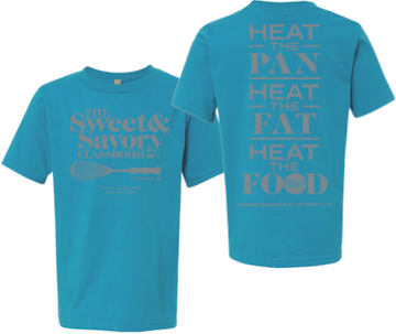 Heat the Pan Shirt - Turquoise, Youth